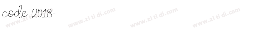 code 2018字体转换